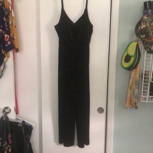 Target velvet spaghetti strap jumpsuit